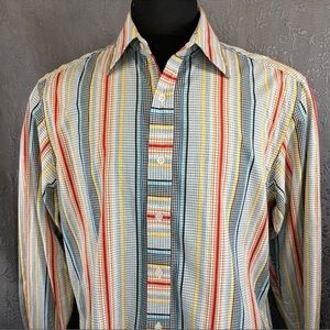 Beautiful Robert Graham shirt size L in EUC